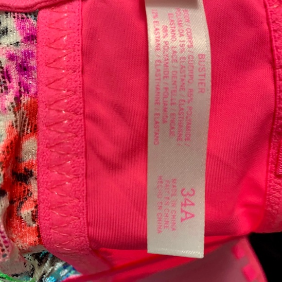 PINK Victoria’s Secret floral animal print bustier - Picture 6 of 7